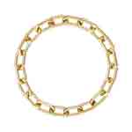 2.4mm Paperclip Chain Ring Size 5.75-6.75