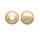 8.0mm Gold Shell Pearl 2.5mm Hole